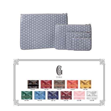 goyard senat pouch size comparison|senat mm pocket.